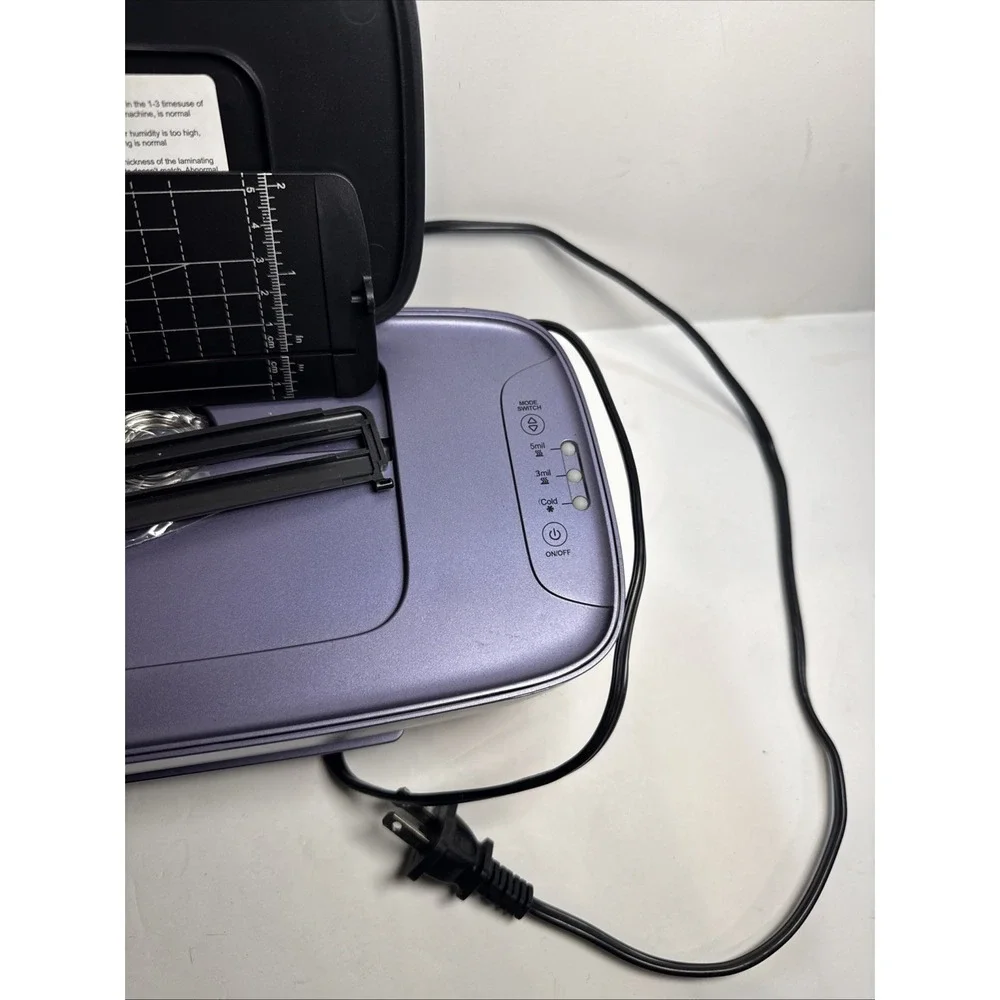 Qfun Purple Cold And Thermal Laminator With Extras